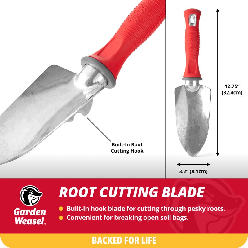 Garden Weasel Garden Trowel | Plant, Dig and Cultivate | Planting and Gardening Hand Digging Tool, Heavy Duty Trowel, Mini Gardening Shovel | 91365 - Image 5